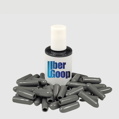 Uber Goop™ Dark Grey Dishwasher Rack Repair Coating Kit w/40 caps - 1/2 oz