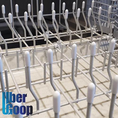 Uber Goop™ White Dishwasher Rack Repair Coating Kit w/100 caps - 1 oz (NEW SIZE)