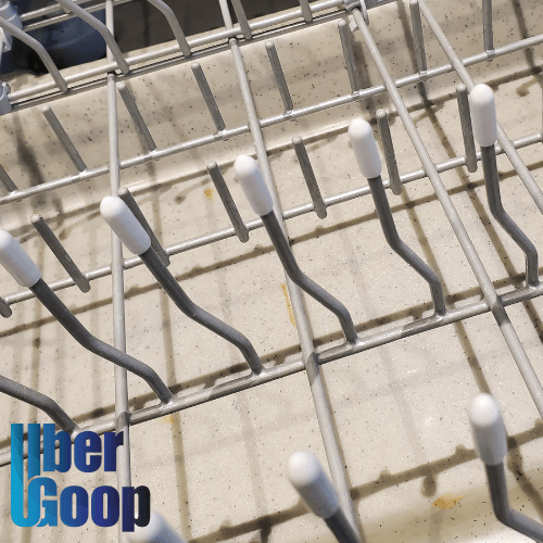 Uber Goop™ White Dishwasher Rack Repair Coating Kit w/130 caps - 1/2 oz