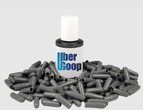 Uber Goop™ Dark Grey Dishwasher Rack Repair Coating Kit w/150 caps - 1 oz (NEW SIZE)
