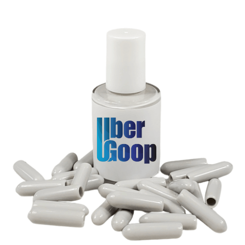 Uber Goop™ Light Grey Dishwasher Rack Repair Coating Kit w/25 caps - 1/2 oz