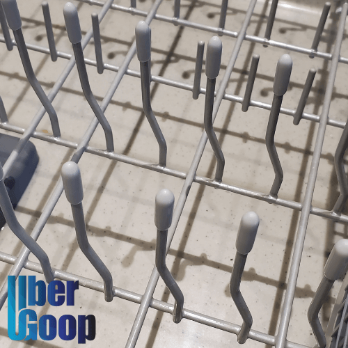 Uber Goop™ Light Grey Dishwasher Rack Repair Coating Kit w/130 caps - 1/2 oz