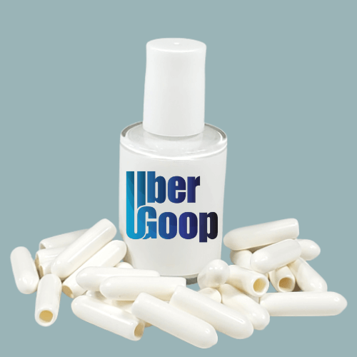 Uber Goop™ White Dishwasher Rack Repair Coating Kit w/25 caps 1/2 oz UG
