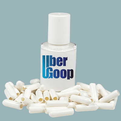 Uber Goop™ White Dishwasher Rack Repair Coating Kit w/50 caps - 1 oz (NEW SIZE)